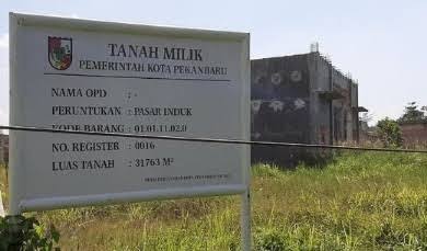 Kepala Dinas Perindustrian dan Perdagangan Kota Pekanbaru, Zulhelmi Arifin target pasar Induk launching tahun ini (foto/int)